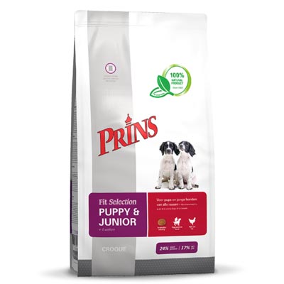 Prins Fit Selection Puppy & Junior prikladan je za štence srednjih i velikih pasmina. Možete ponuditi hranu bez dodatne pripreme.